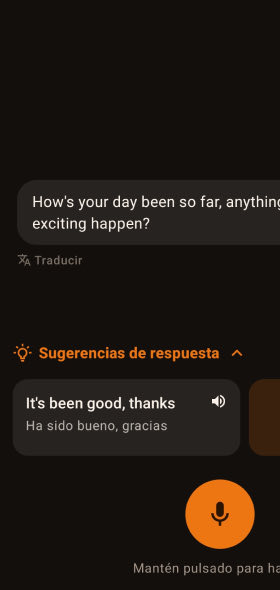 Never get stuck mid-conversation